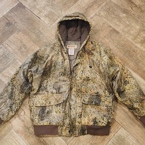 Russell Outdoors Camo Hunting Hoodie Jacket Sixe M